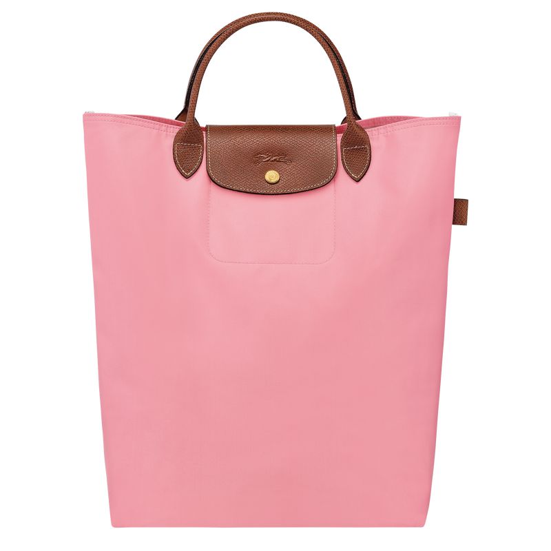 Pink Longchamp Le Pliage Original M Men Tote Bag | Ksa-875NKCGME