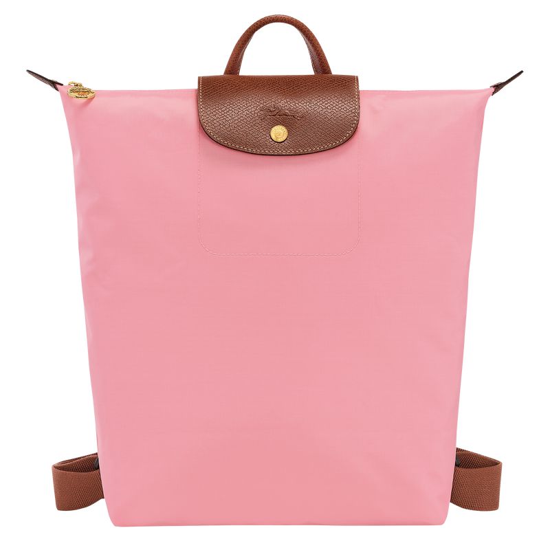 Pink Longchamp Le Pliage Original M Men Backpack | Ksa-591DESHMC