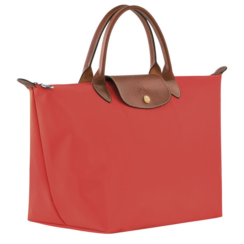 Pink Longchamp Le Pliage Original M Women Handbag | Ksa-156SZDMPF