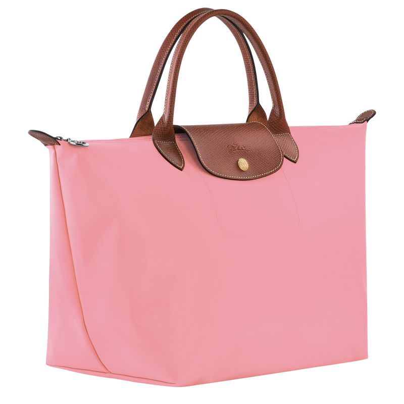 Pink Longchamp Le Pliage Original M Women Handbag | Ksa-204ECOLIP