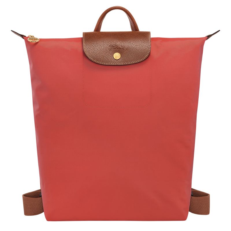 Pink Longchamp Le Pliage Original M Women Backpack | Ksa-081ZCFUOV