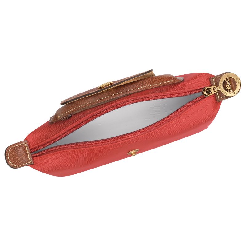 Pink Longchamp Le Pliage Original With Handle Men Pouch | Ksa-736BNXKEM