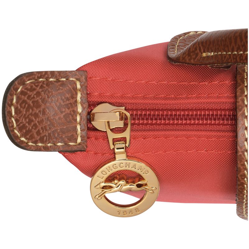Pink Longchamp Le Pliage Original With Handle Men Pouch | Ksa-736BNXKEM