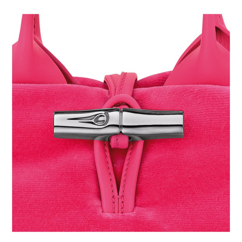 Pink Longchamp Le Roseau Xs Women Handbag | Ksa-280ODRLBX