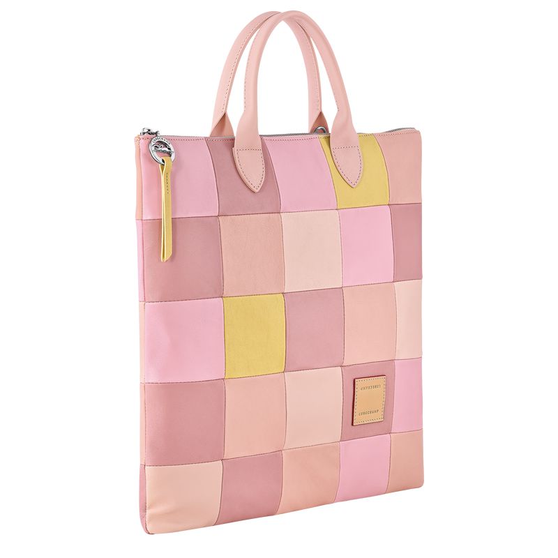 Pink Longchamp Re-play L Men Handbag | Ksa-913RUNSKX