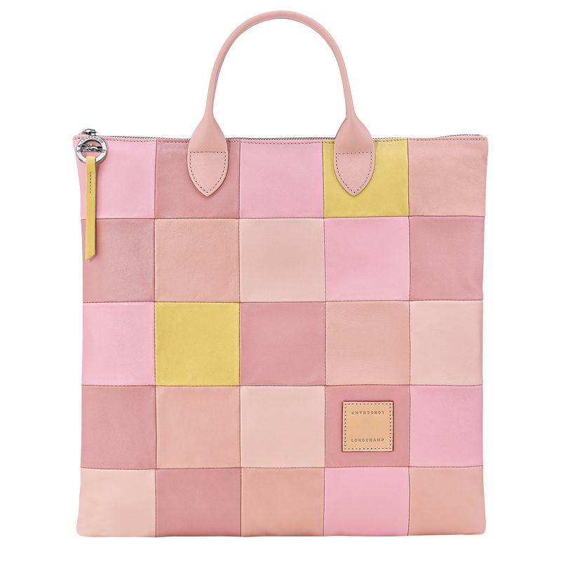 Pink Longchamp Re-play L Men Handbag | Ksa-913RUNSKX