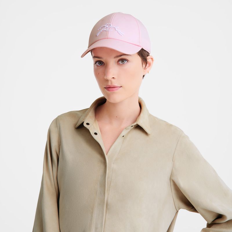 Pink / Multicolor Longchamp Solid Women Cap | Ksa-510VABNZR