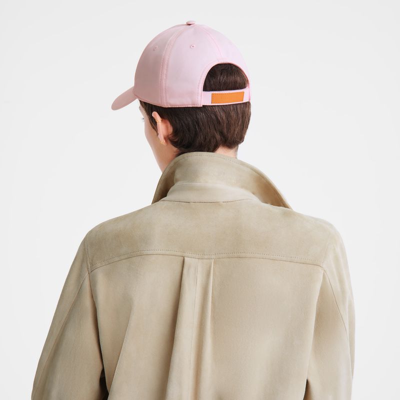 Pink / Multicolor Longchamp Solid Women Cap | Ksa-510VABNZR