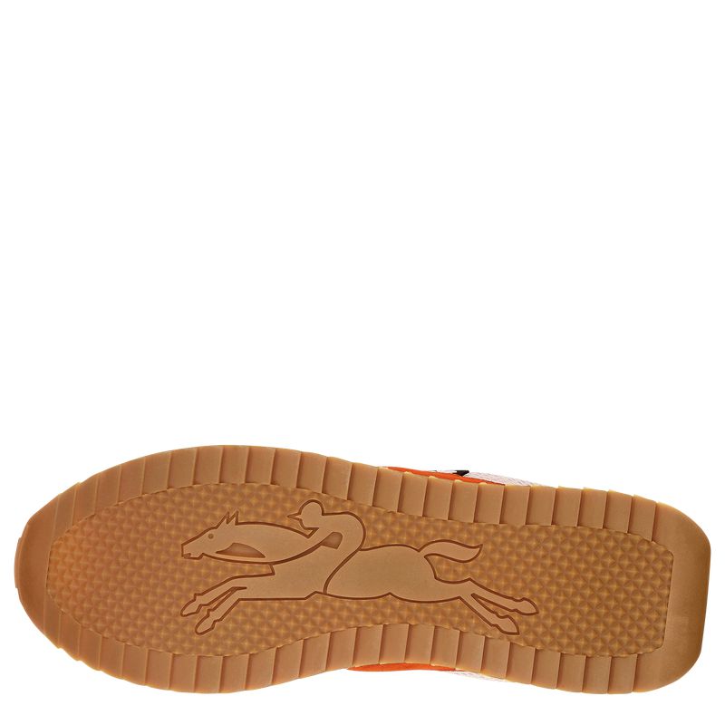 Red / Orange Longchamp Le Pliage Green Women Sneakers | Ksa-607TFJKCO