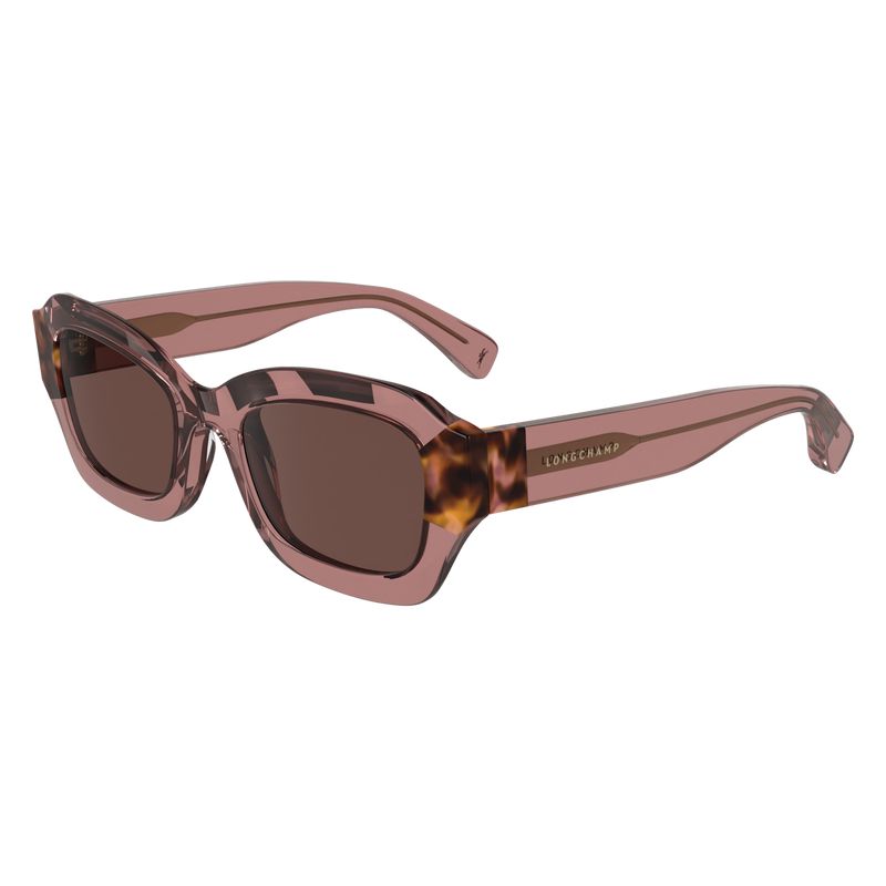 Rose Longchamp Acetate Women Sunglasses | Ksa-135CNYGHV