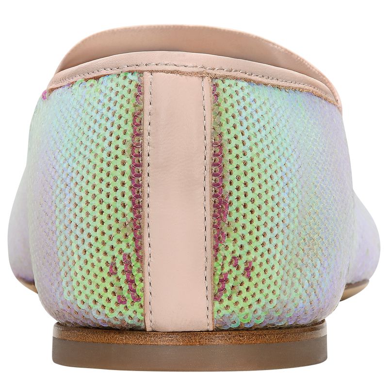 Rose Longchamp Energy Women Ballerinas | Ksa-945OZCBGY
