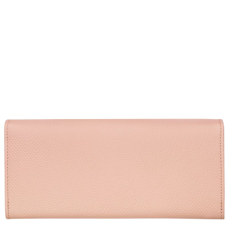 Rose Longchamp Le Roseau Flap Women Wallet | Ksa-705PKWDXL