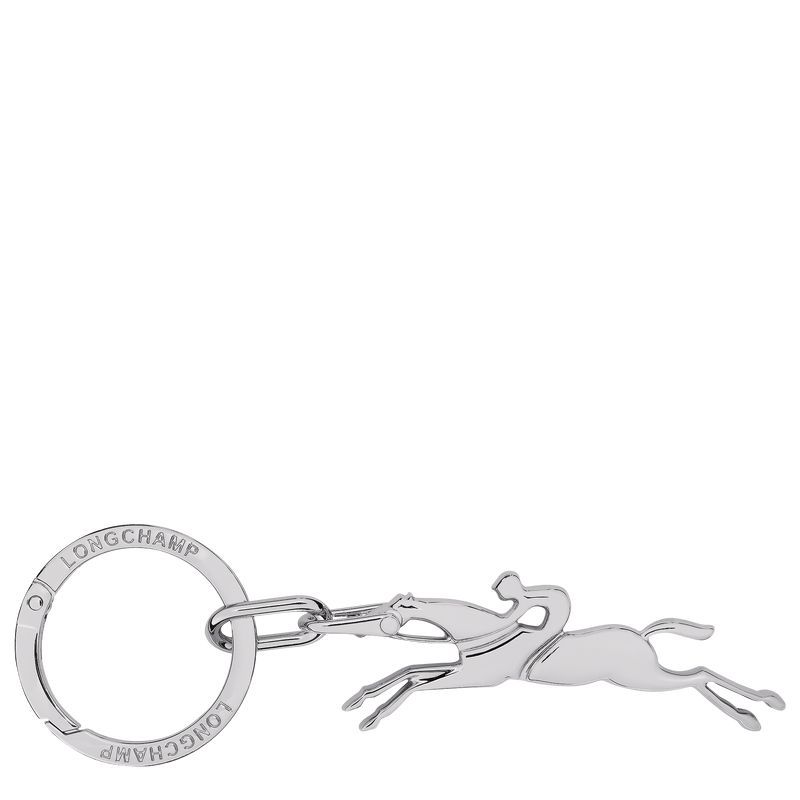 Silver Longchamp Cavalier Men Key Rings | Ksa-053ZLWVPE