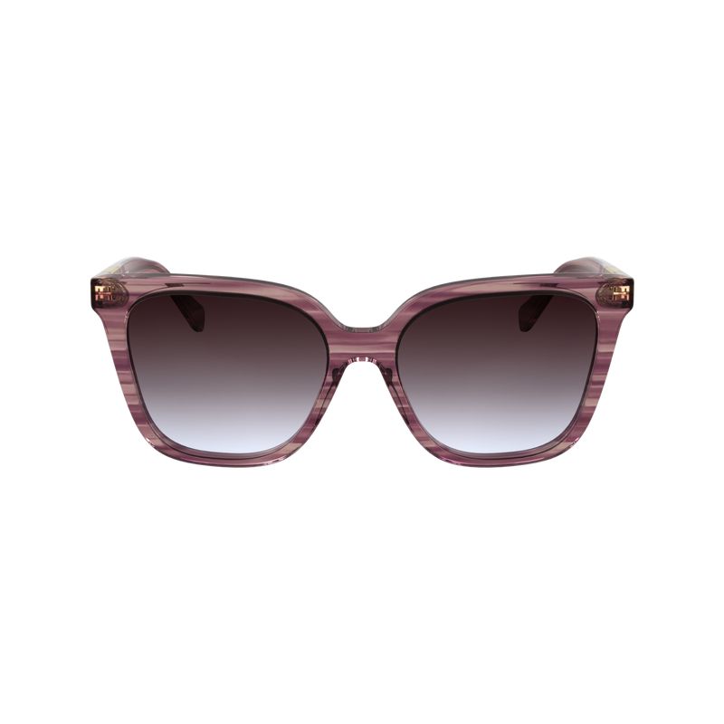 White / Purple Longchamp Acetate Women Sunglasses | Ksa-310EHBKFA