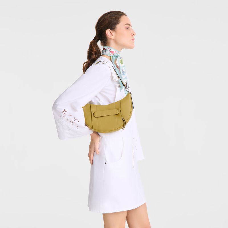 Yellow Longchamp 3D S Women Crossbody Bag | Ksa-471JKDZSL