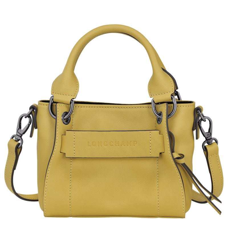Yellow Longchamp 3D Xs Women Handbag | Ksa-183XPOMDT