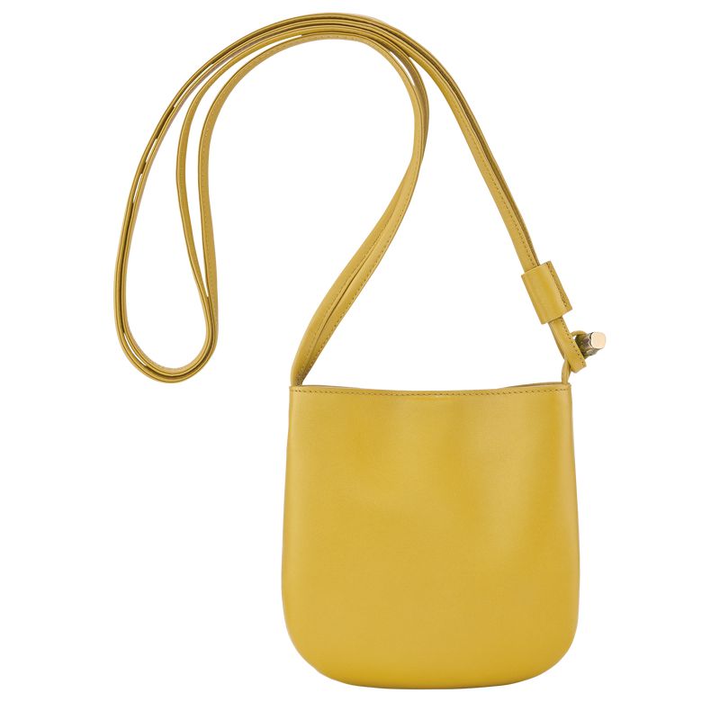 Yellow Longchamp Le Roseau S Women Crossbody Bag | Ksa-924RAFXTN