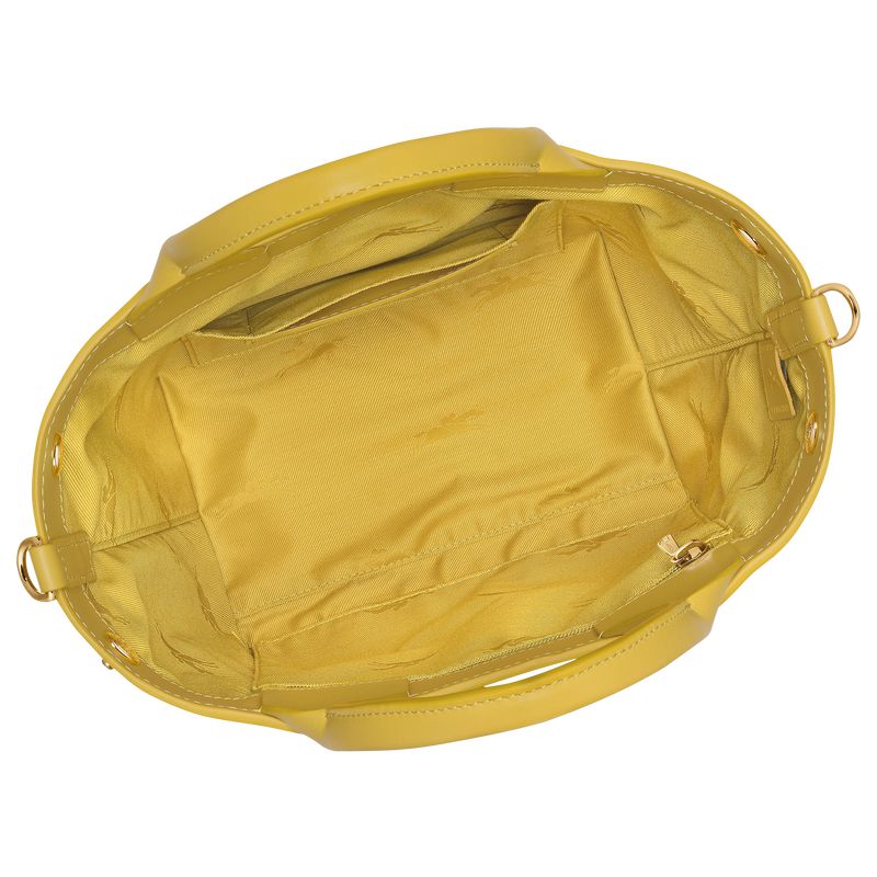 Yellow Longchamp Le Roseau S Women Handbag | Ksa-680BNLVTG