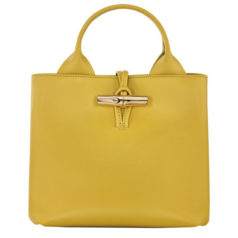 Yellow Longchamp Le Roseau S Women Handbag | Ksa-680BNLVTG