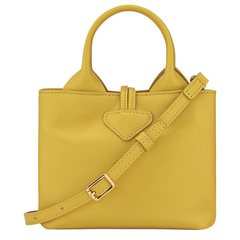 Yellow Longchamp Le Roseau Xs Women Handbag | Ksa-278EOATCV
