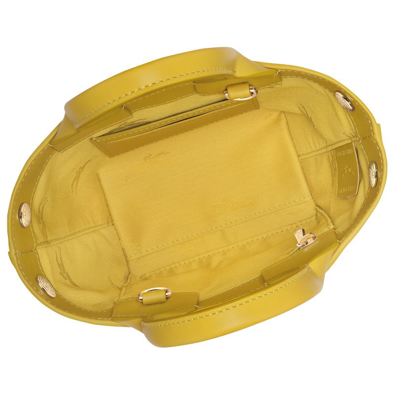 Yellow Longchamp Le Roseau Xs Women Handbag | Ksa-278EOATCV